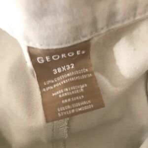 Good condition George khakis off white